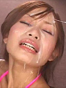 Wild japanese bikini girls cum swapping video
